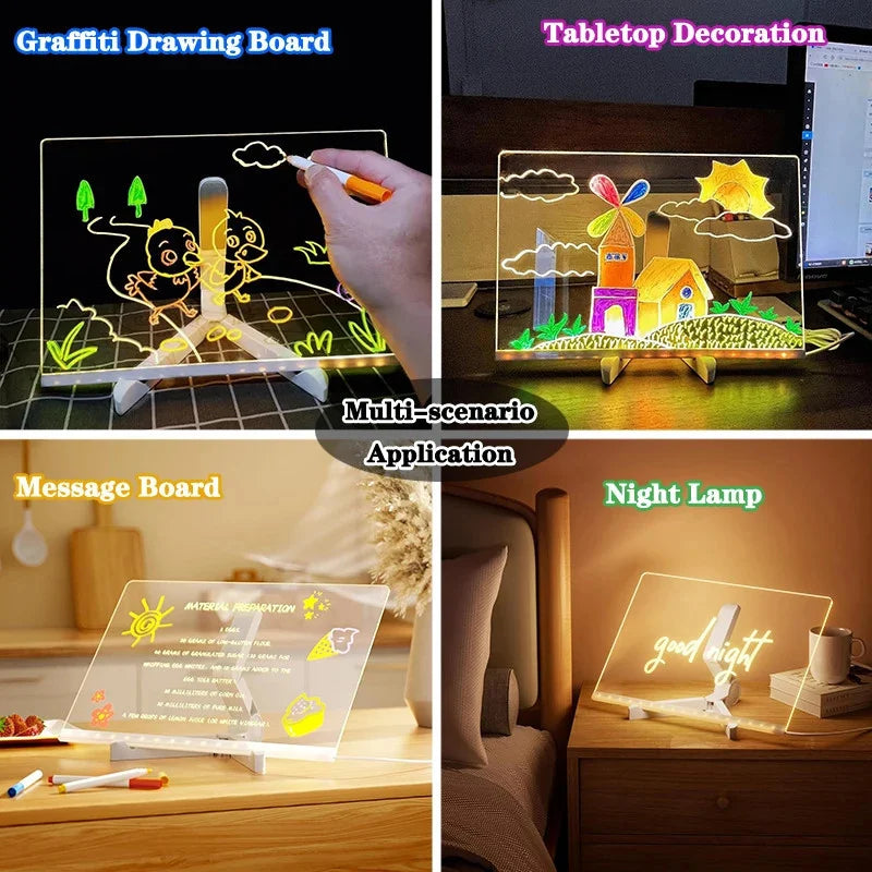 LED Drawing Board with Colors