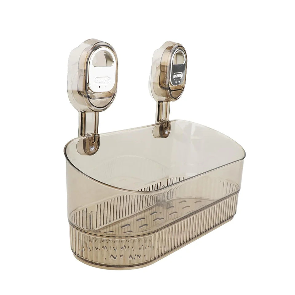 NO-Drilling Shower Caddy Suction Cup Storage Rack