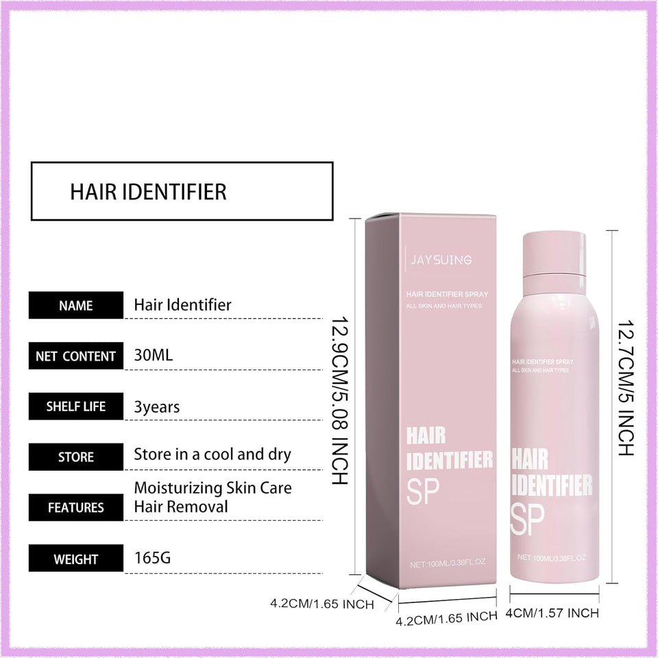 Hair Identifier Spray + 4 Free Razors