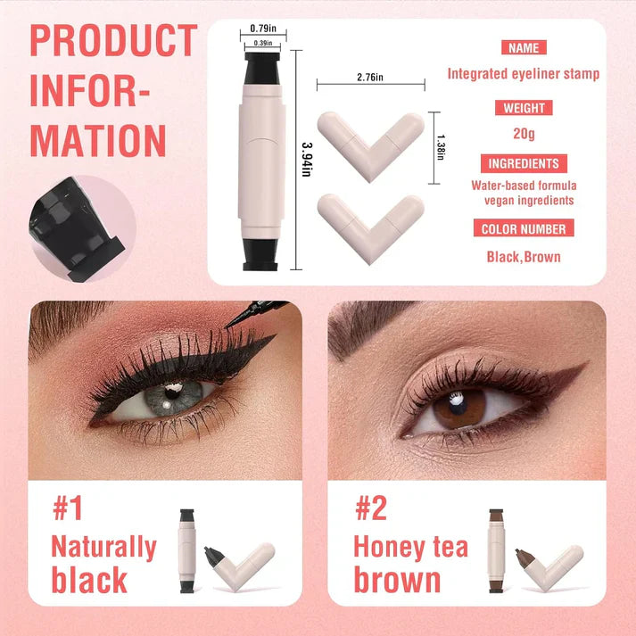 Winged Eyeliner Stamp Set