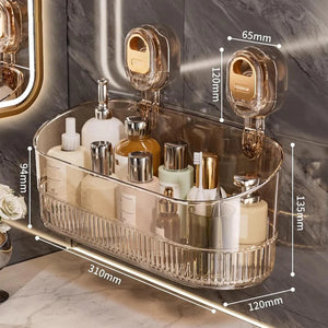 NO-Drilling Shower Caddy Suction Cup Storage Rack