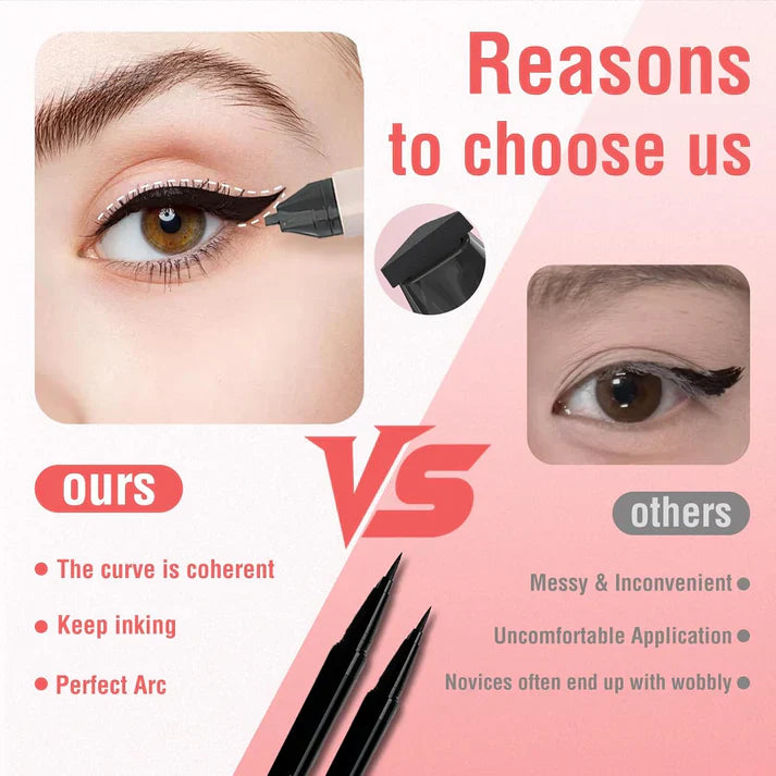 Winged Eyeliner Stamp Set