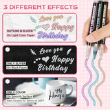 Glitter Outline Paint Markers