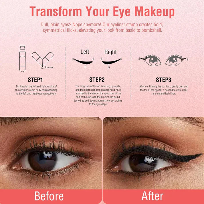 Winged Eyeliner Stamp Set