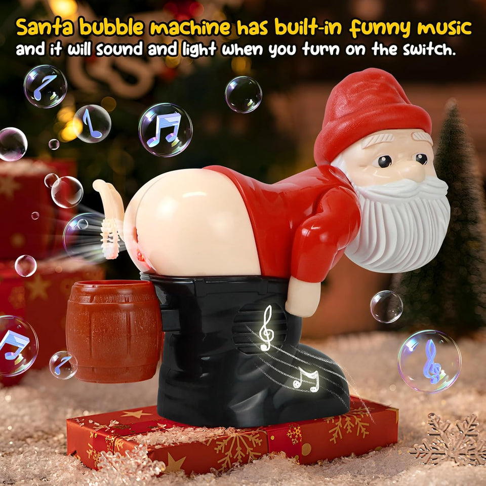 Funny Bubble Toy Santa Claus Christmas