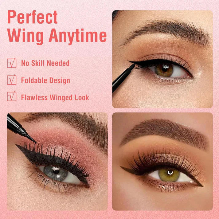 Winged Eyeliner Stamp Set