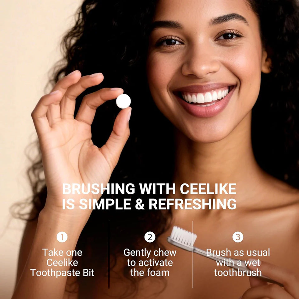 CEELIKE Hydroxyapatite Toothpaste Tablets