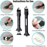 9-in-1 Silicone Caulking Tools Set