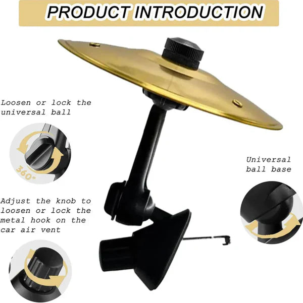 Drum Cymbal Car Clip