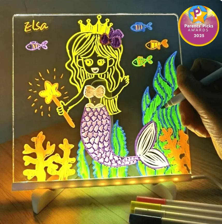 LED Drawing Board with Colors
