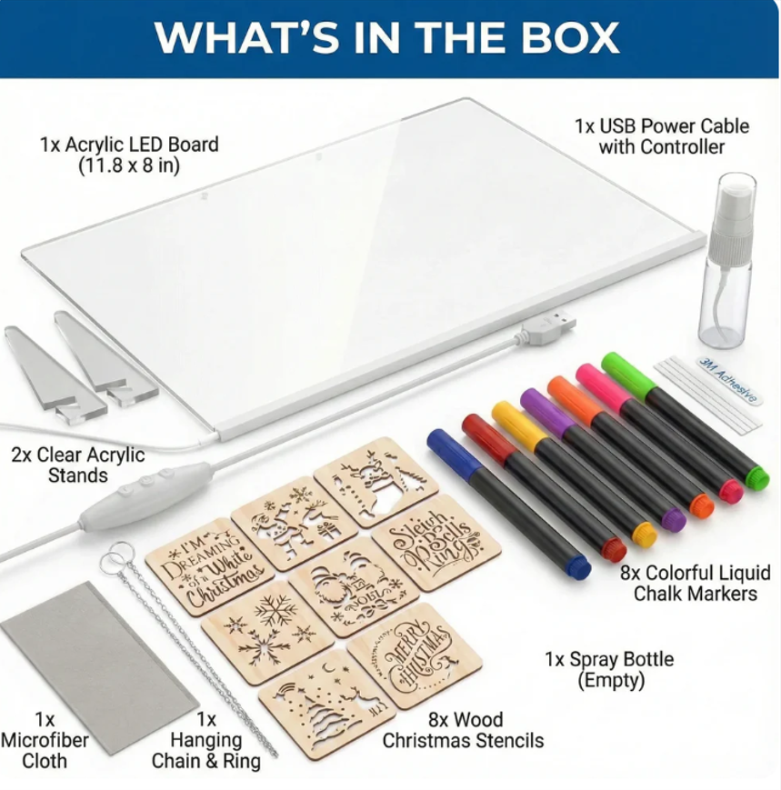 LED Drawing Board with Colors