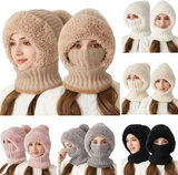 Winter 3-in-1 Knitted Hat