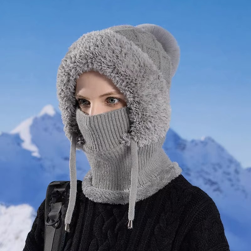 Winter 3-in-1 Knitted Hat