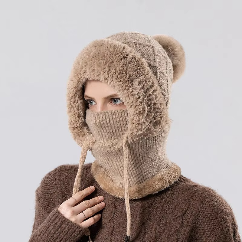 Winter 3-in-1 Knitted Hat