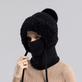 Winter 3-in-1 Knitted Hat