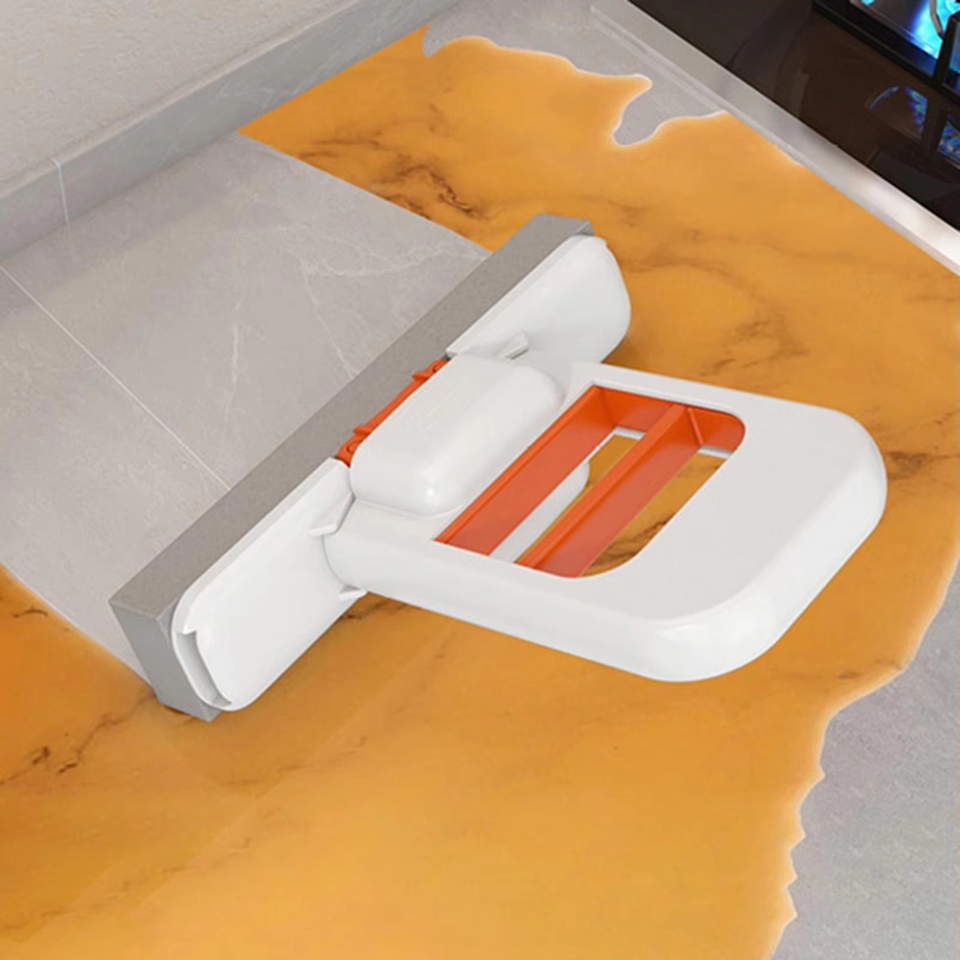 Portable Folding Cleaning Mop + 2 Free Sponge