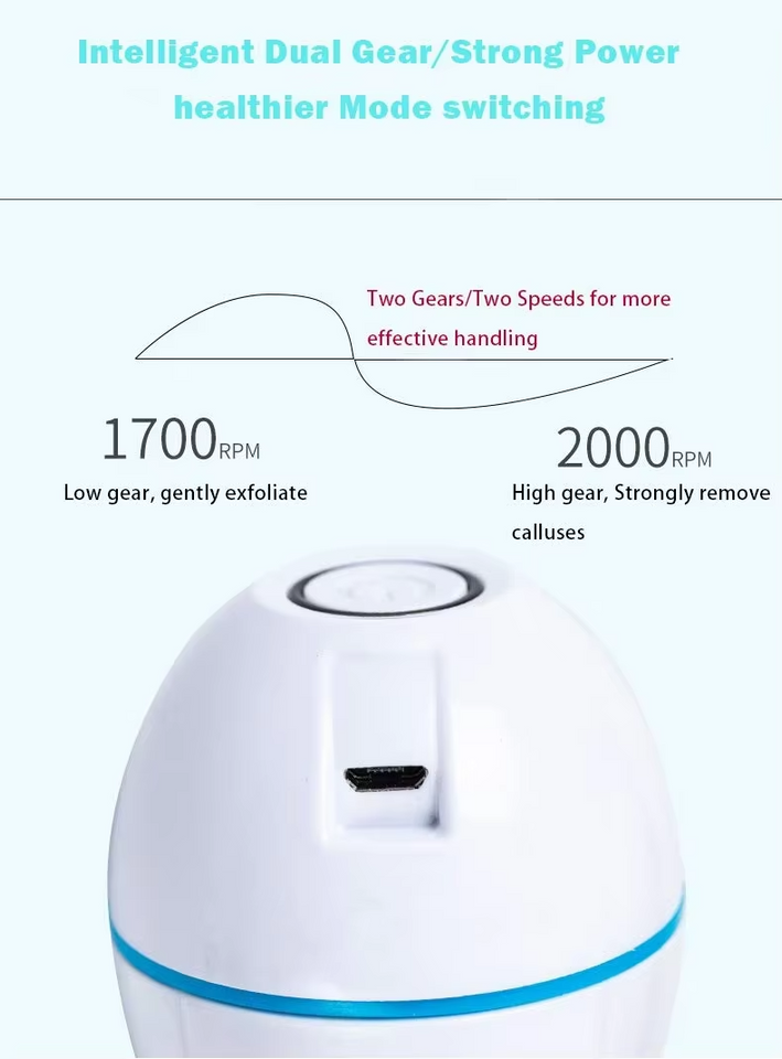 Electric Foot Callus Remover for Dead Skin Portable