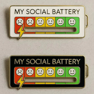 VibeMeter™ Social Battery Pin